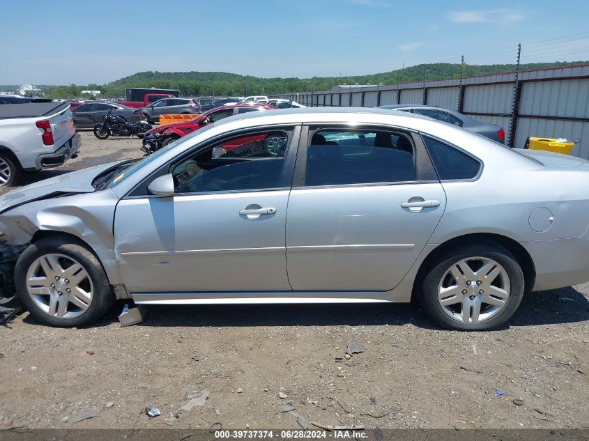 2012 Chevrolet Impala Lt VIN: 2G1WG5E36C1305297 Lot: 39737374