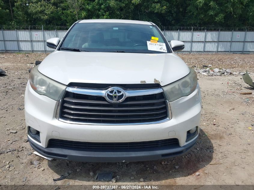 2015 Toyota Highlander Le Plus V6 VIN: 5TDZKRFHXFS048601 Lot: 39737387
