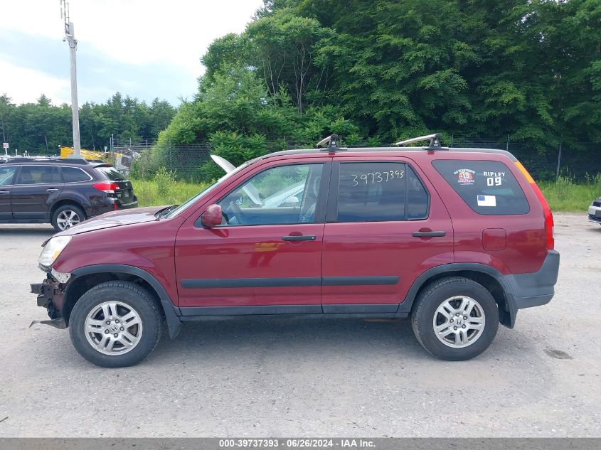 2004 Honda Cr-V Ex VIN: SHSRD78814U254122 Lot: 39737393