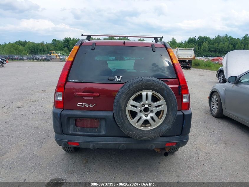 2004 Honda Cr-V Ex VIN: SHSRD78814U254122 Lot: 39737393