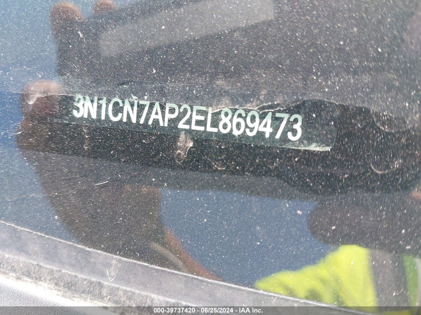 2014 NISSAN VERSA 1.6 S - 3N1CN7AP2EL869473