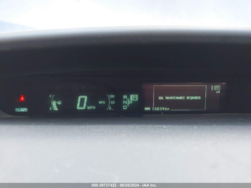 2011 Toyota Prius Three VIN: JTDKN3DU5B0296189 Lot: 39737422