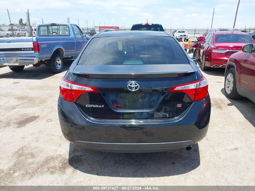 2014 Toyota Corolla S Plus VIN: 2T1BURHE7EC105035 Lot: 39737427