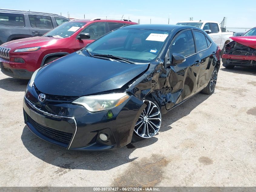 2014 Toyota Corolla S Plus VIN: 2T1BURHE7EC105035 Lot: 39737427