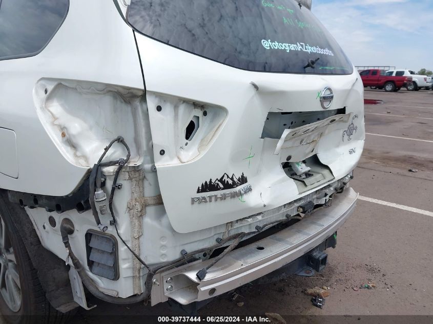 2016 Nissan Pathfinder S/Sv/Sl/Platinum VIN: 5N1AR2MN6GC663802 Lot: 39737444