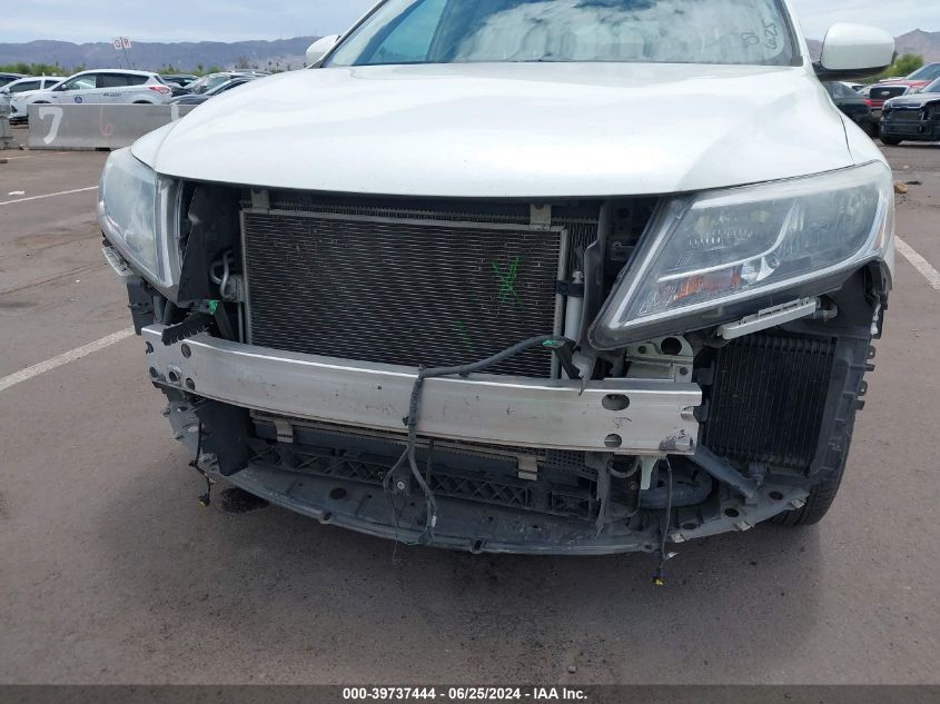 2016 Nissan Pathfinder S/Sv/Sl/Platinum VIN: 5N1AR2MN6GC663802 Lot: 39737444