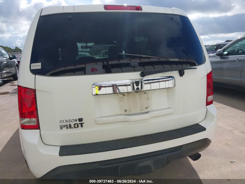 2014 Honda Pilot Ex VIN: 5FNYF3H45EB017329 Lot: 39737463