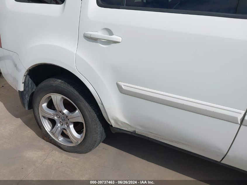 2014 Honda Pilot Ex VIN: 5FNYF3H45EB017329 Lot: 39737463