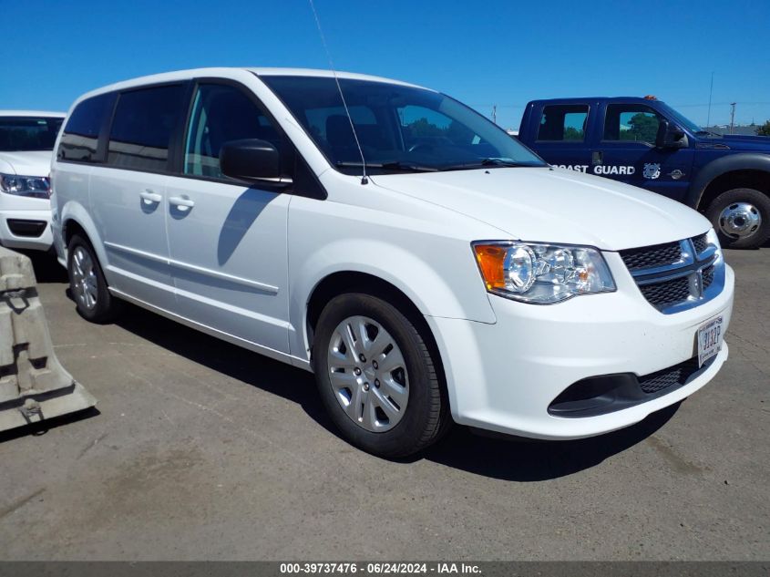 2016 Dodge Grand Caravan Se VIN: 2C4RDGBG3GR122348 Lot: 39737476