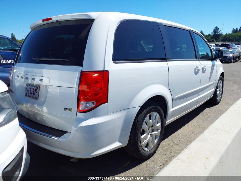 2016 Dodge Grand Caravan Se VIN: 2C4RDGBG3GR122348 Lot: 39737476