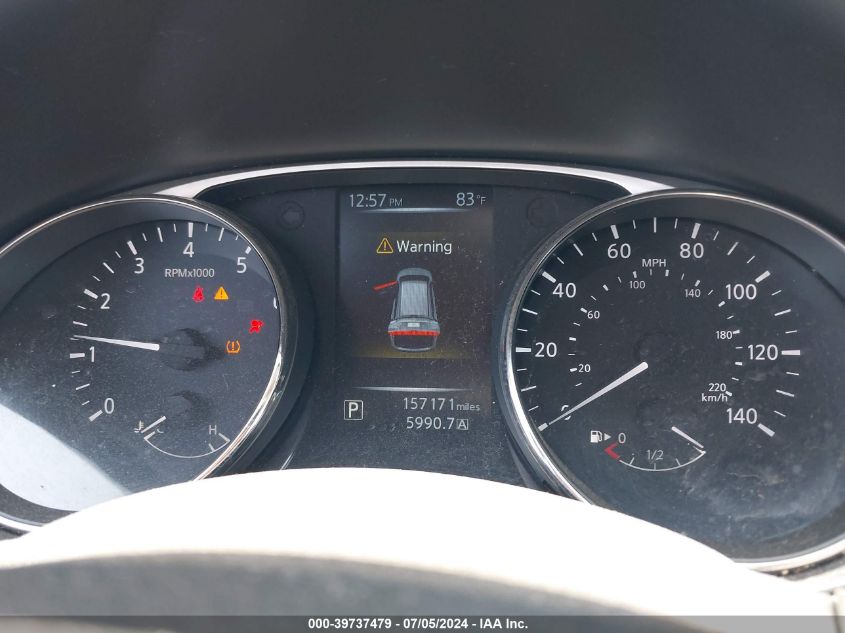 2015 Nissan Rogue Sv VIN: KNMAT2MT0FP502194 Lot: 39737479