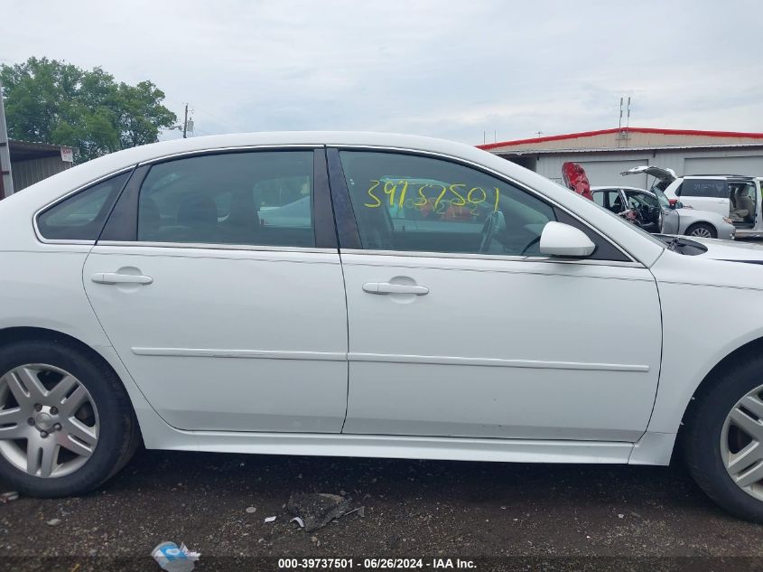 2013 Chevrolet Impala Lt VIN: 2G1WG5E38D1198688 Lot: 39737501