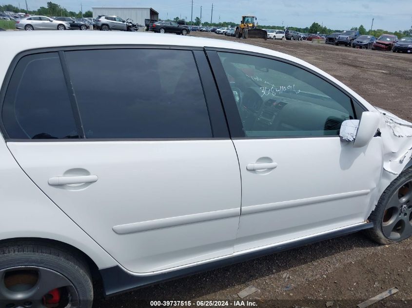 2009 Volkswagen Gti 4-Door VIN: WVWHV71K59W106323 Lot: 39737515