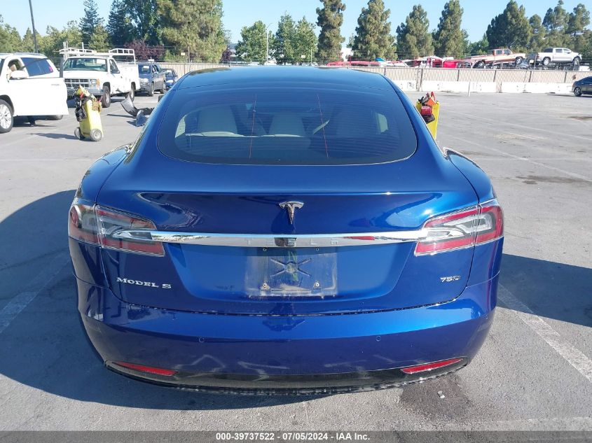 2018 Tesla Model S 100D/75D/P100D VIN: 5YJSA1E20JF246748 Lot: 39737522