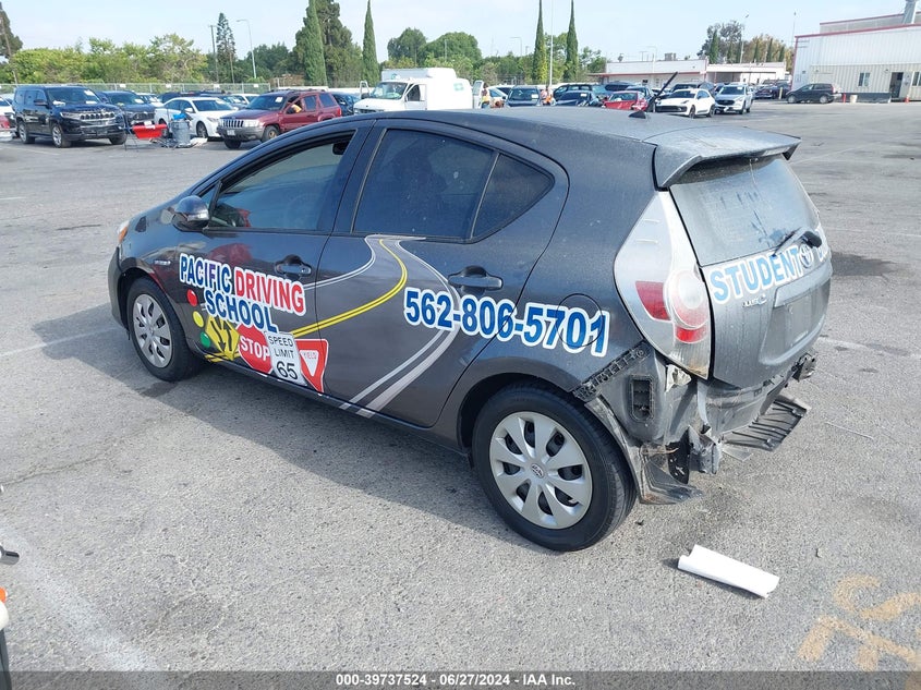 2014 Toyota Prius C One VIN: JTDKDTB30E1570829 Lot: 39737524