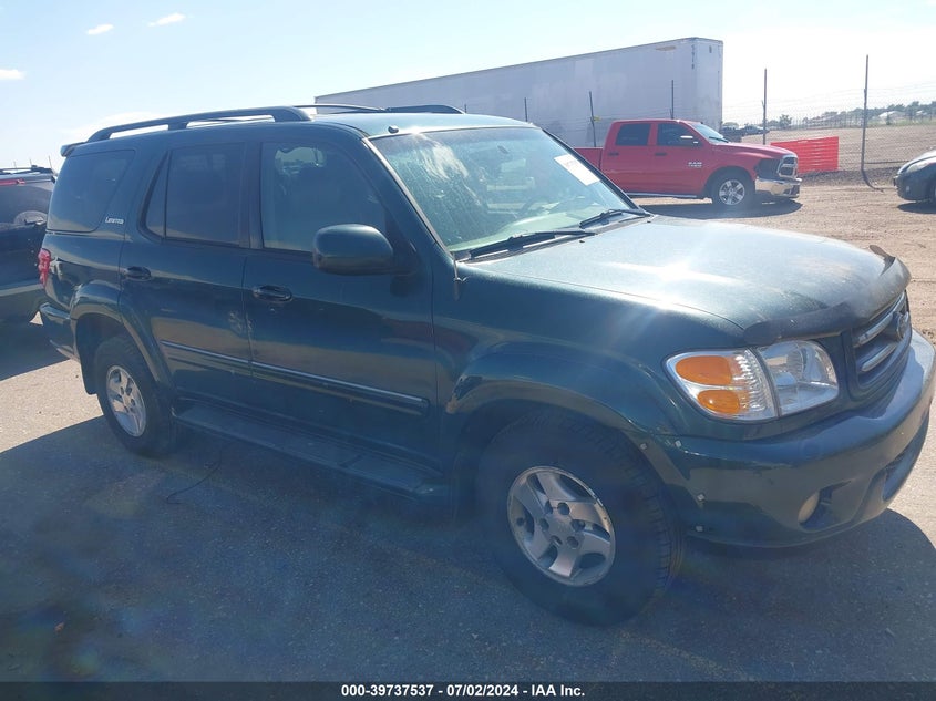 2002 Toyota Sequoia Limited VIN: 5TDBT48A52S074521 Lot: 39737537