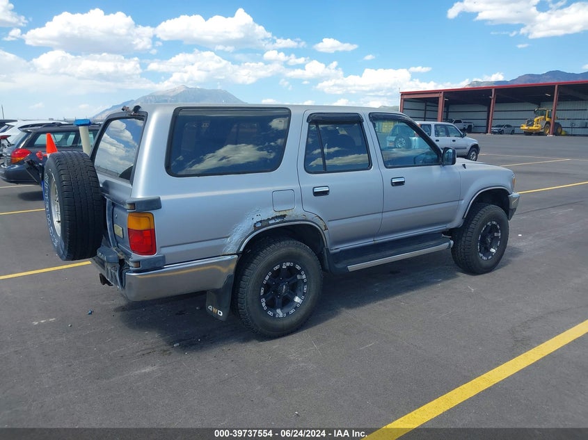 1990 Toyota 4Runner Vn39 Sr5 VIN: JT3VN39WXL0005800 Lot: 39737554
