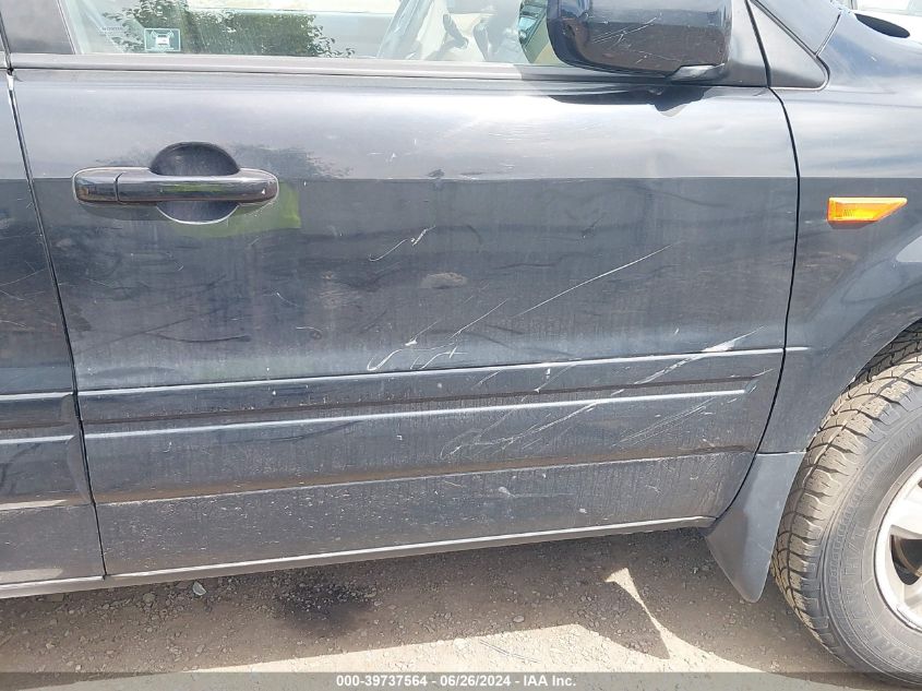 2006 Honda Pilot Ex-L VIN: 2HKYF18536H523922 Lot: 39737564