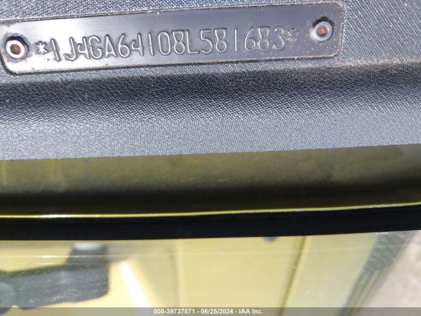 2008 Jeep Wrangler Rubicon VIN: 1J4GA64108L581683 Lot: 39737571