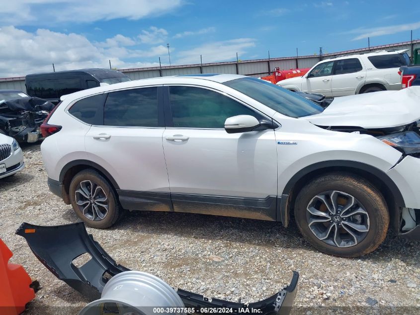 2022 Honda Cr-V Hybrid Ex-L VIN: 5J6RT6H87NL053645 Lot: 39737585