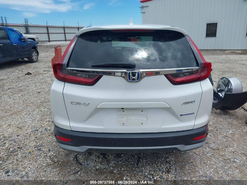 2022 Honda Cr-V Hybrid Ex-L VIN: 5J6RT6H87NL053645 Lot: 39737585