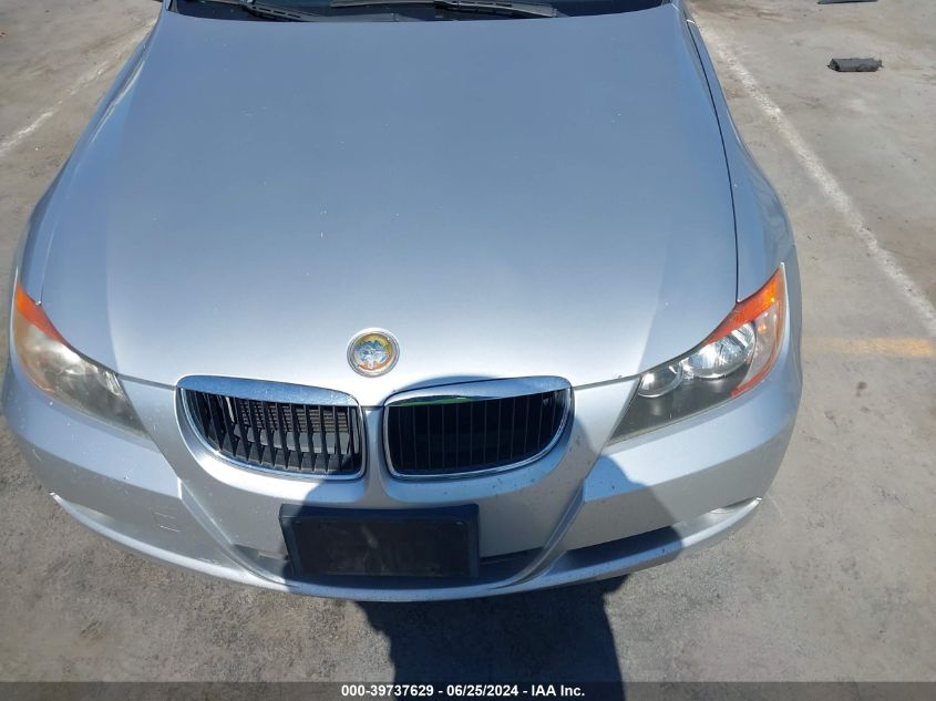 2007 BMW 328I VIN: WBAVA37527NL13616 Lot: 39737629