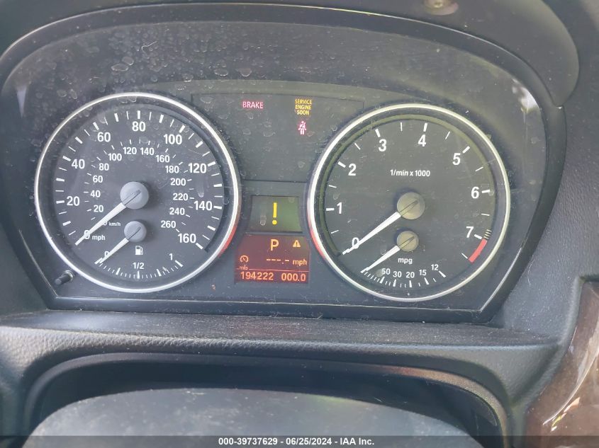 2007 BMW 328I VIN: WBAVA37527NL13616 Lot: 39737629