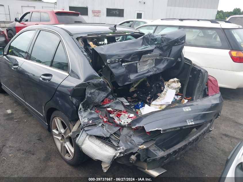 2011 Mercedes-Benz C 300 4Matic VIN: WDDGF8BB0BR148843 Lot: 39737667