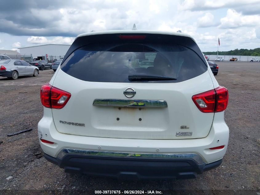 2019 Nissan Pathfinder Sl VIN: 5N1DR2MN5KC600020 Lot: 39737675