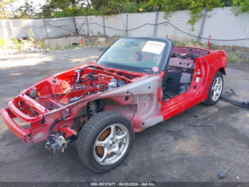 2001 Honda S2000 VIN: JHMAP11441T000606 Lot: 39737677