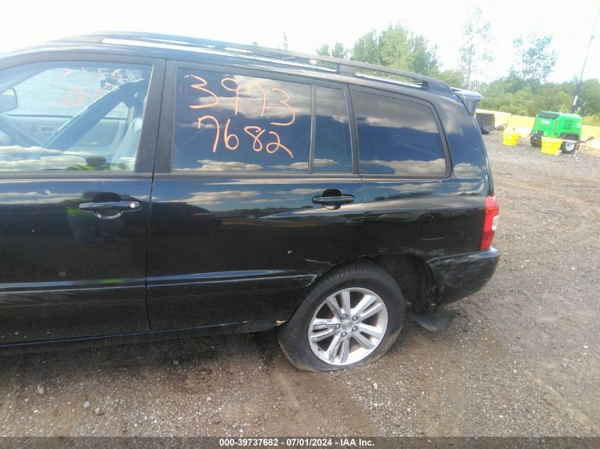 2007 Toyota Highlander Hybrid V6 VIN: JTEGW21A970021015 Lot: 39737682