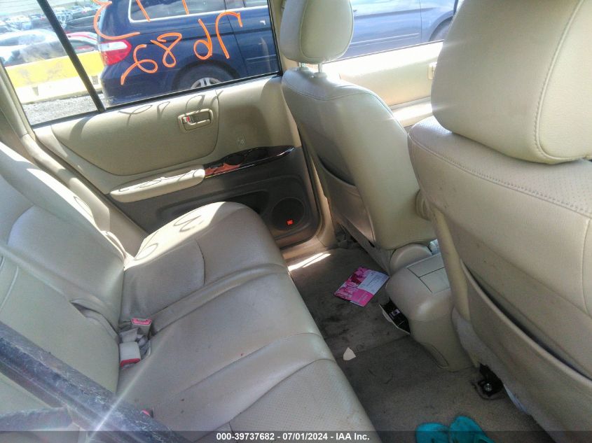 2007 Toyota Highlander Hybrid V6 VIN: JTEGW21A970021015 Lot: 39737682