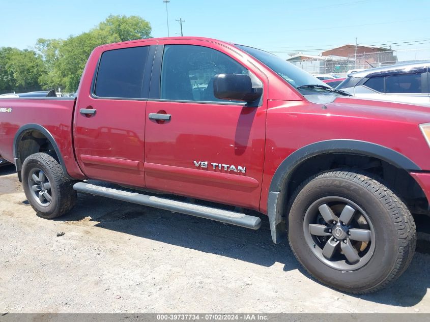 2015 Nissan Titan Pro-4X VIN: 1N6BA0EC4FN512135 Lot: 39737734