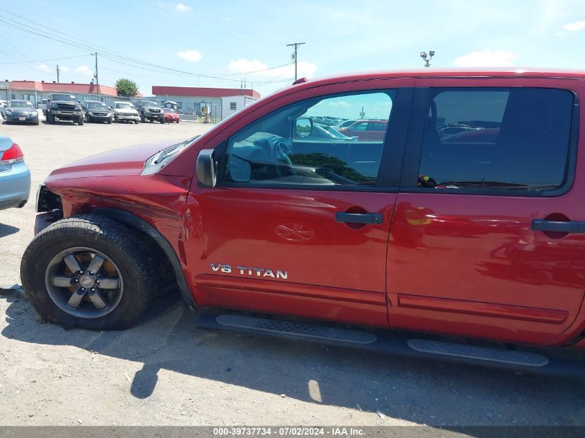 2015 Nissan Titan Pro-4X VIN: 1N6BA0EC4FN512135 Lot: 39737734