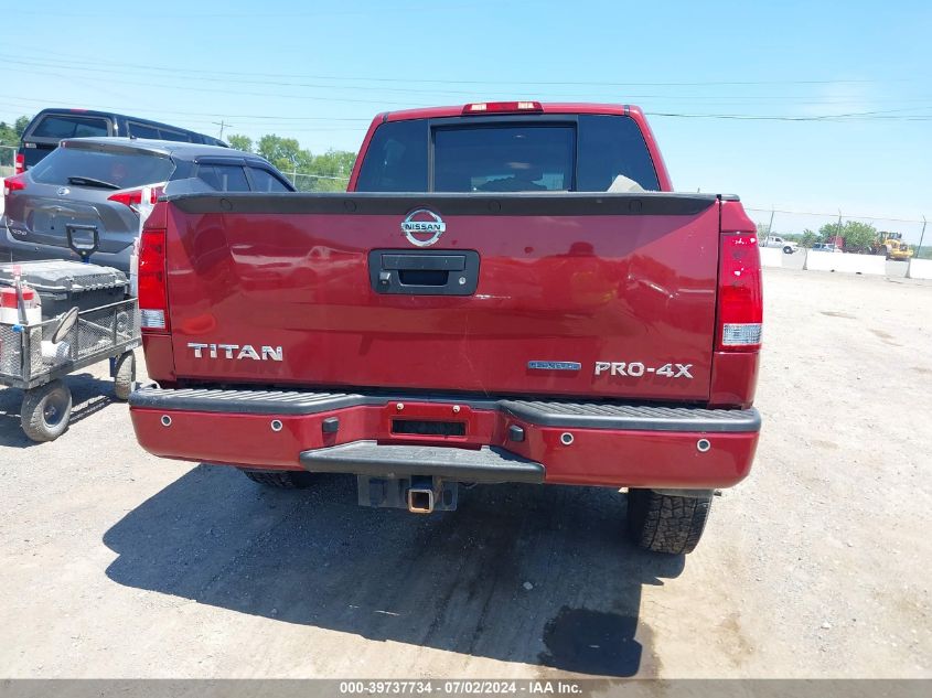 2015 Nissan Titan Pro-4X VIN: 1N6BA0EC4FN512135 Lot: 39737734