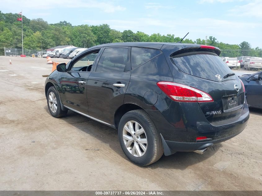 2014 Nissan Murano S VIN: JN8AZ1MW7EW503273 Lot: 39737737