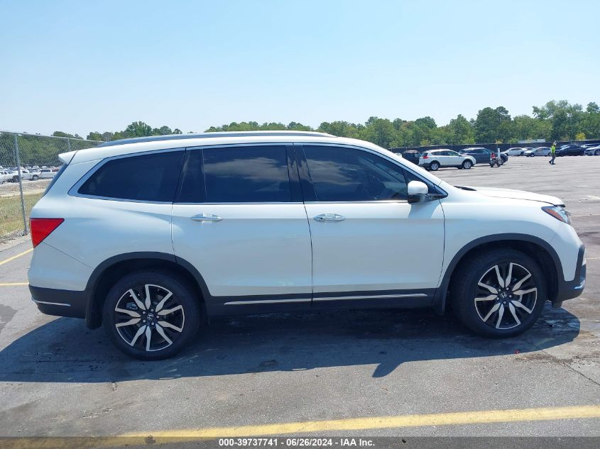 2021 Honda Pilot Awd Elite VIN: 5FNYF6H0XMB078477 Lot: 39737741