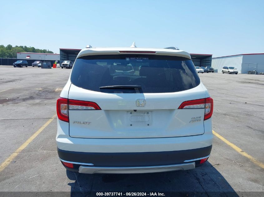 2021 Honda Pilot Awd Elite VIN: 5FNYF6H0XMB078477 Lot: 39737741