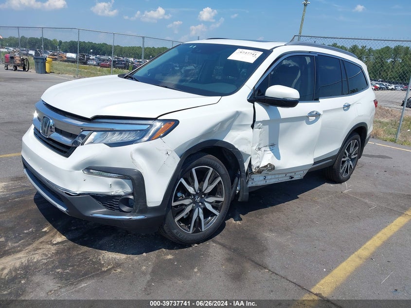 VIN 5FNYF6H0XMB078477 2021 HONDA PILOT AWD ELITE