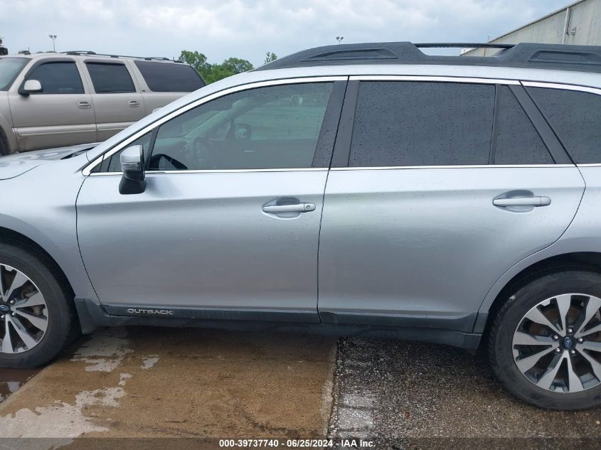 2015 Subaru Outback 2.5I Limited VIN: 4S4BSALC3F3227278 Lot: 39737740