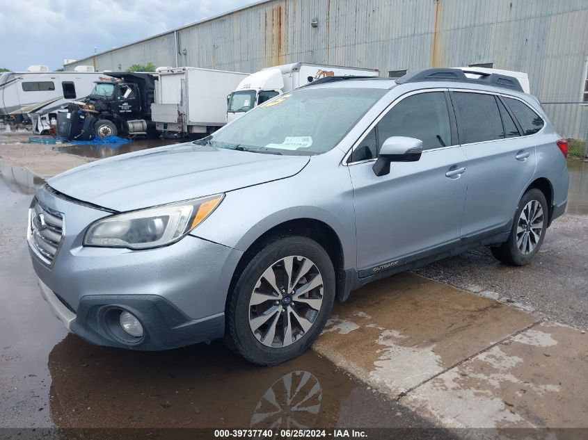 2015 Subaru Outback 2.5I Limited VIN: 4S4BSALC3F3227278 Lot: 39737740