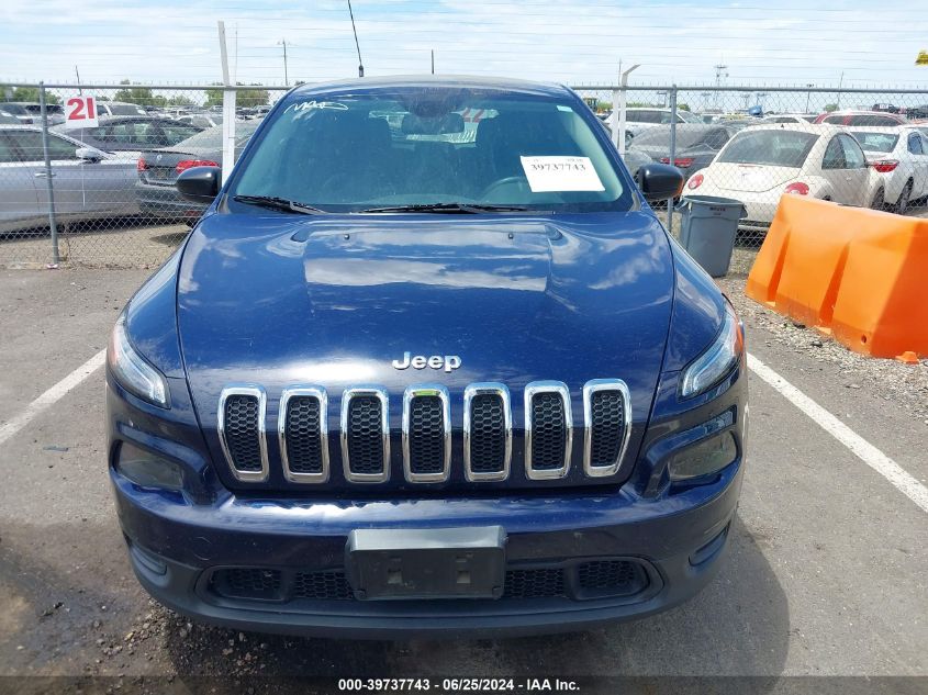 2014 Jeep Cherokee Sport VIN: 1C4PJLAB0EW168626 Lot: 39737743