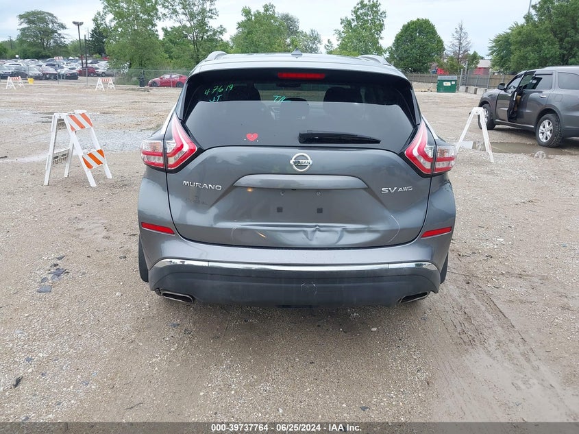 2015 Nissan Murano Sv VIN: 5N1AZ2MH7FN264054 Lot: 39737764
