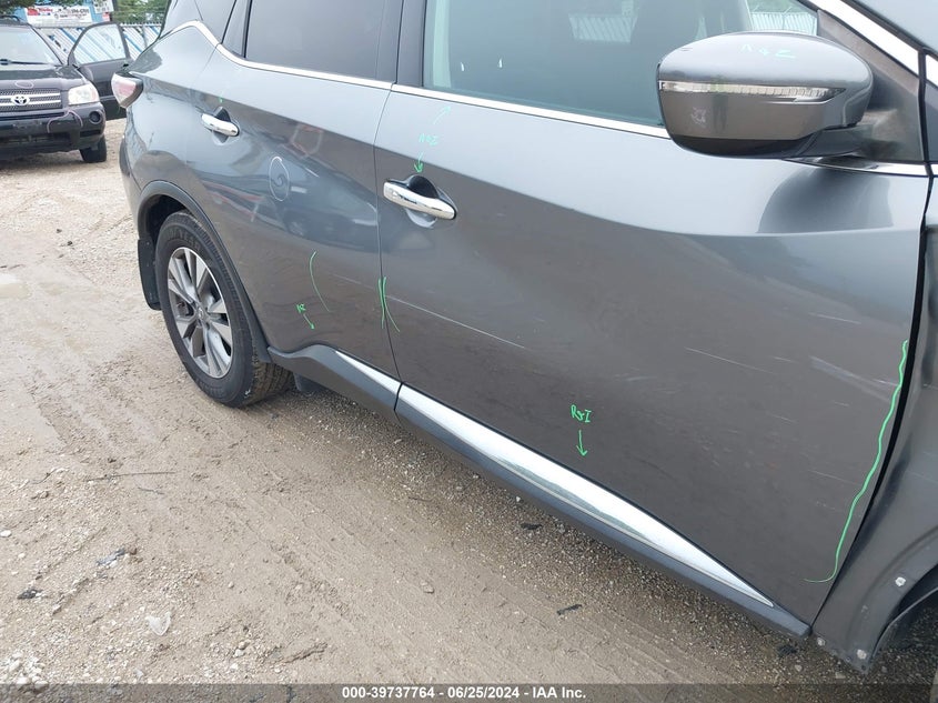 2015 Nissan Murano Sv VIN: 5N1AZ2MH7FN264054 Lot: 39737764