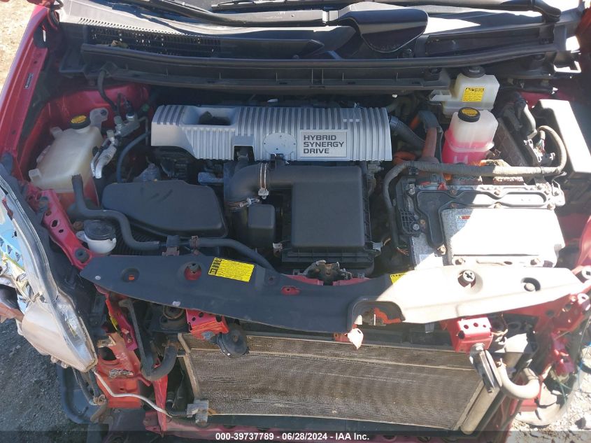 2011 Toyota Prius VIN: JTDKN3DU0B1457929 Lot: 39737789