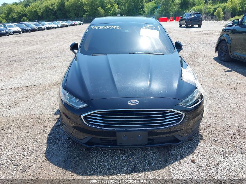 2020 Ford Fusion Se VIN: 3FA6P0HD6LR101129 Lot: 39737792