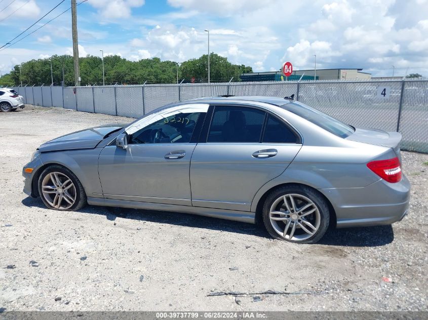 2014 Mercedes-Benz C 250 Luxury/Sport VIN: WDDGF4HB4EA955739 Lot: 39737799