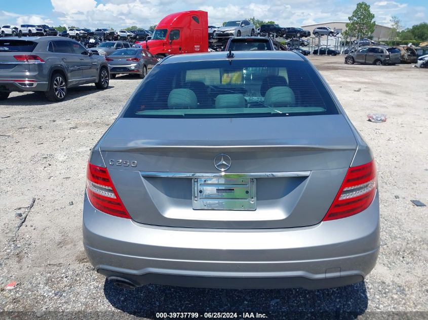 2014 Mercedes-Benz C 250 Luxury/Sport VIN: WDDGF4HB4EA955739 Lot: 39737799