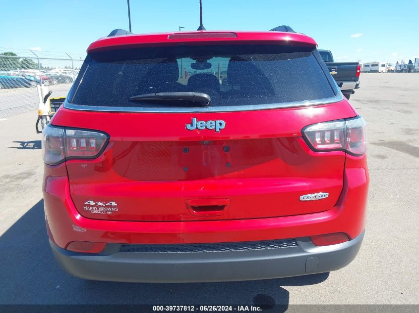 2018 Jeep Compass Latitude VIN: 3C4NJDBB6JT413845 Lot: 39737812