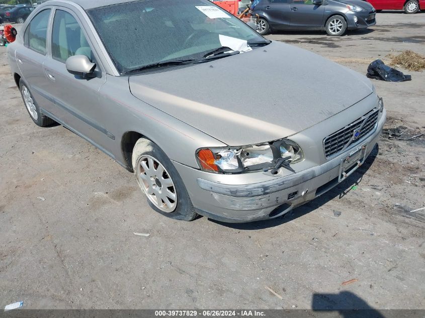 2001 Volvo S60 2.4 A/2.4 A Sr/2.4 M VIN: YV1RS61R312074885 Lot: 39737829